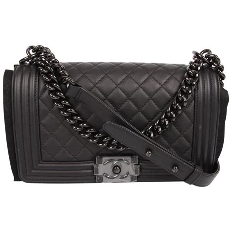 chanel so black boy bag|chanel 22 small black.